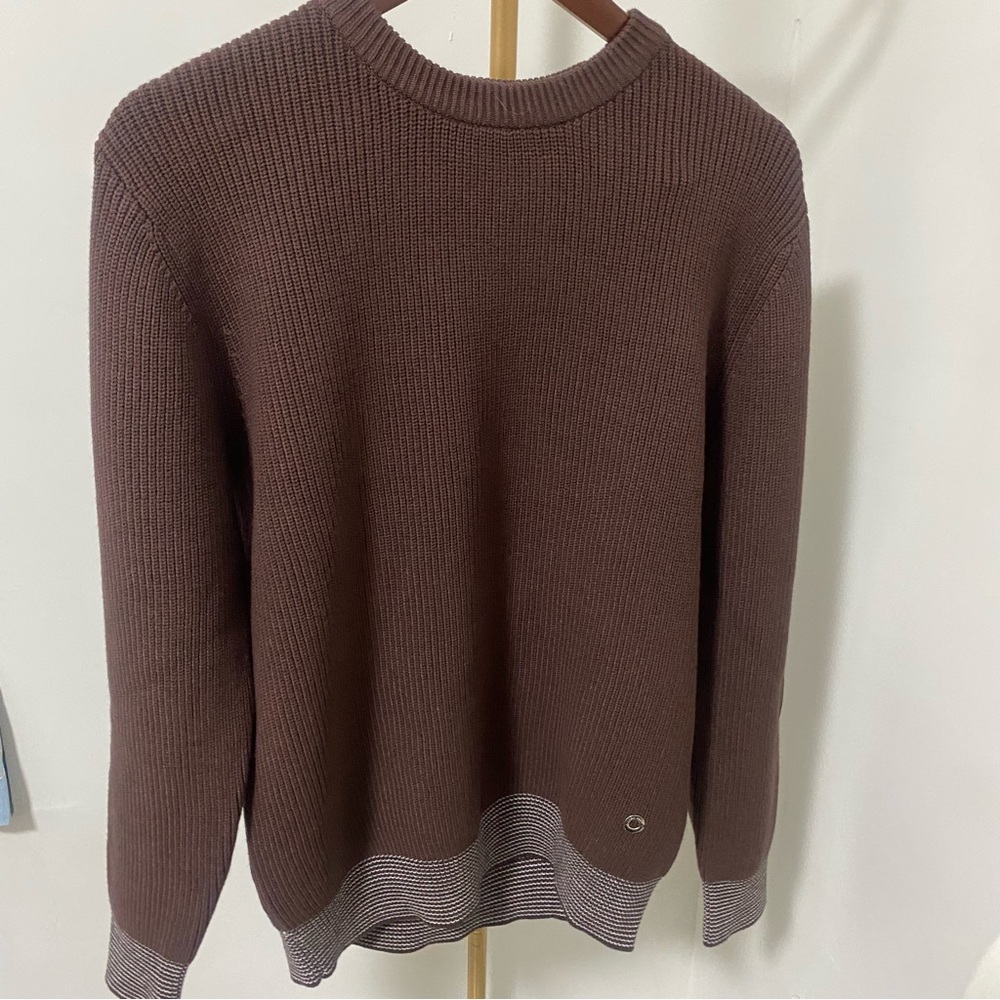 Classic Brown Crewneck Sweater